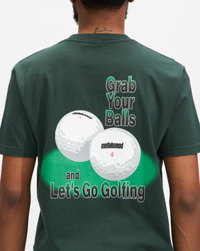 Metalwood Studio Grab Your Balls T-Shirt in Spruce Homme Essentials 