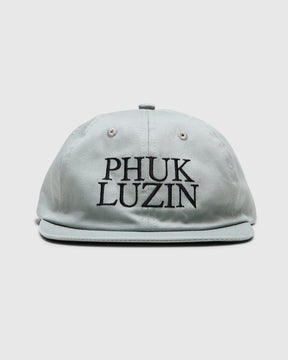 Metalwood Studio Phuk Luzin 6-Panel Strapback Hat in Blue Homme Essentials