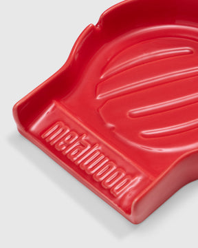 Metalwood Studio Putting Trainer Ceramic Ashtray in Red Homme Essentials 