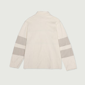 Women's Oversized Rugby Top in Bone