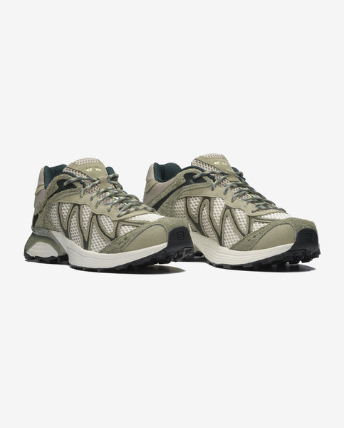 靴 SALOMON XT-WHISPER EMBROIDERY Salomon XT-Whisper Embroidery in Deep Lichen Green / Eucalyptus