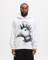 Pleasures Punk Duck Hoodie in Grey Homme Essentials 