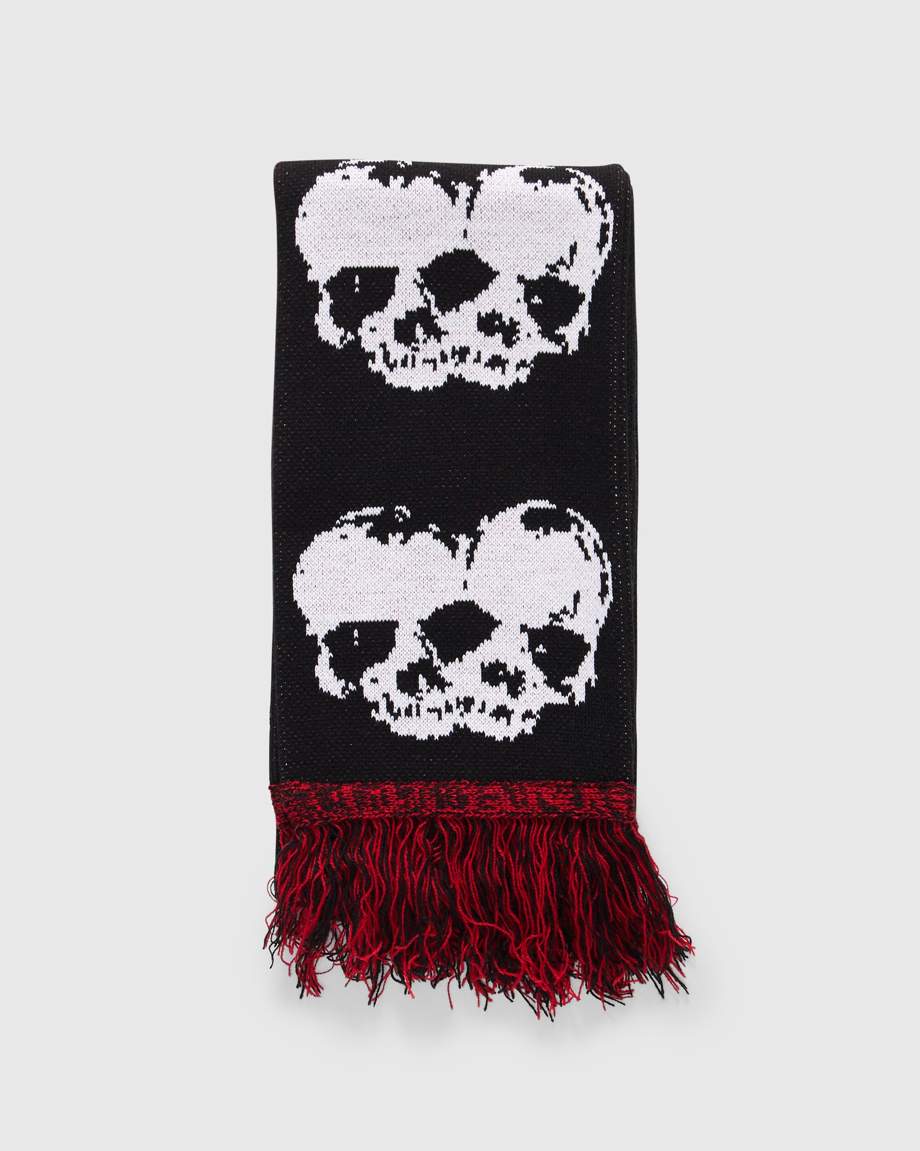 Pleasures Skull Scarf in Black Homme Essentials 