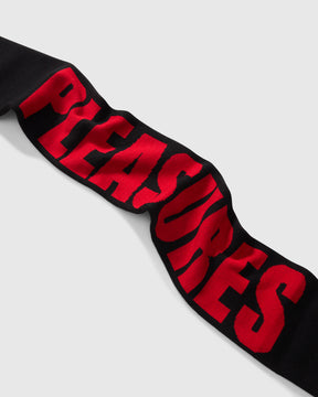 Pleasures Skull Scarf in Black Homme Essentials 