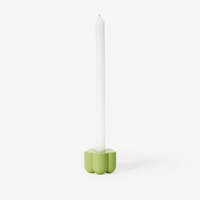 Poppy Candle and Incense Holder in Green
