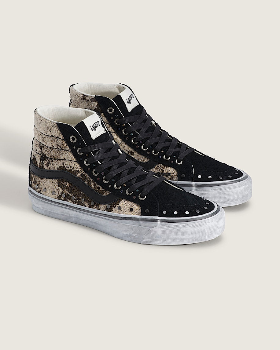 LX SK8-Hi Reissue 38 Floral Rivets in Black