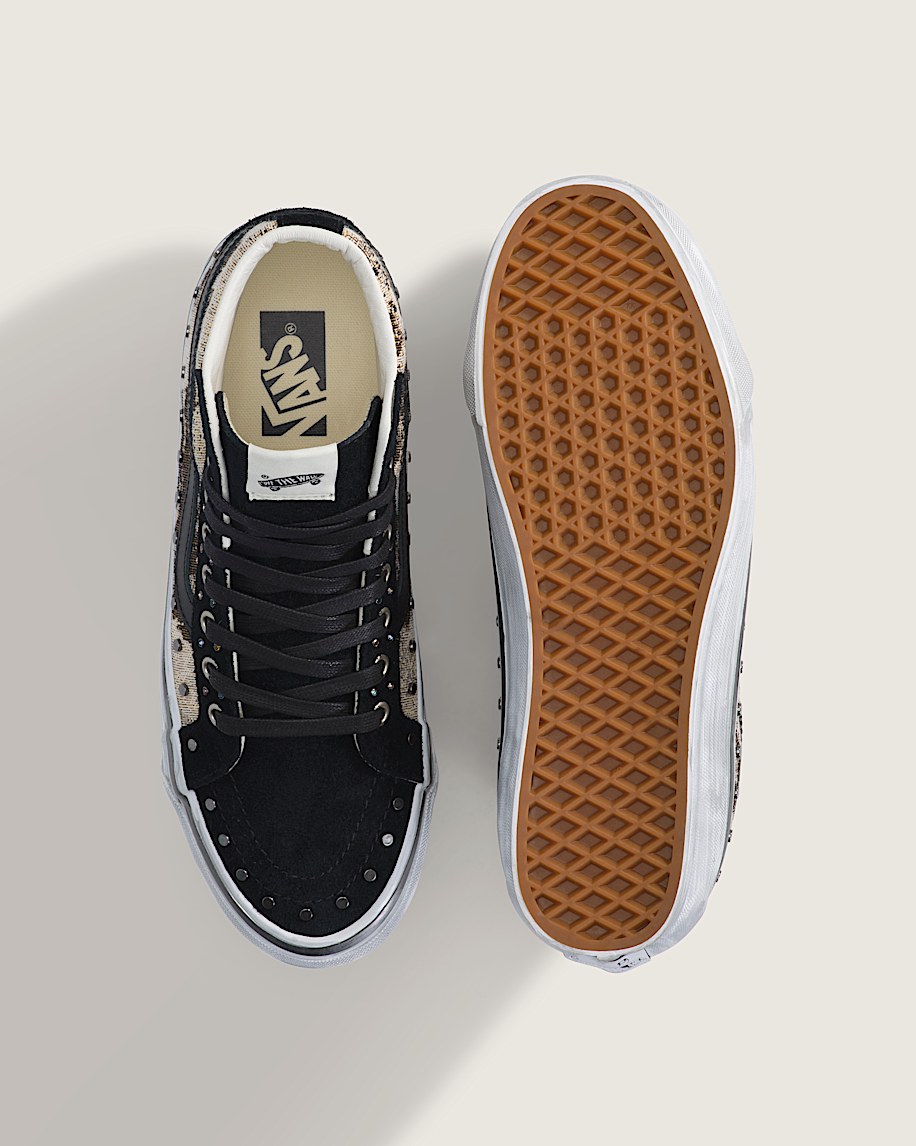 LX SK8-Hi Reissue 38 Floral Rivets in Black