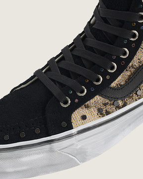 LX SK8-Hi Reissue 38 Floral Rivets in Black