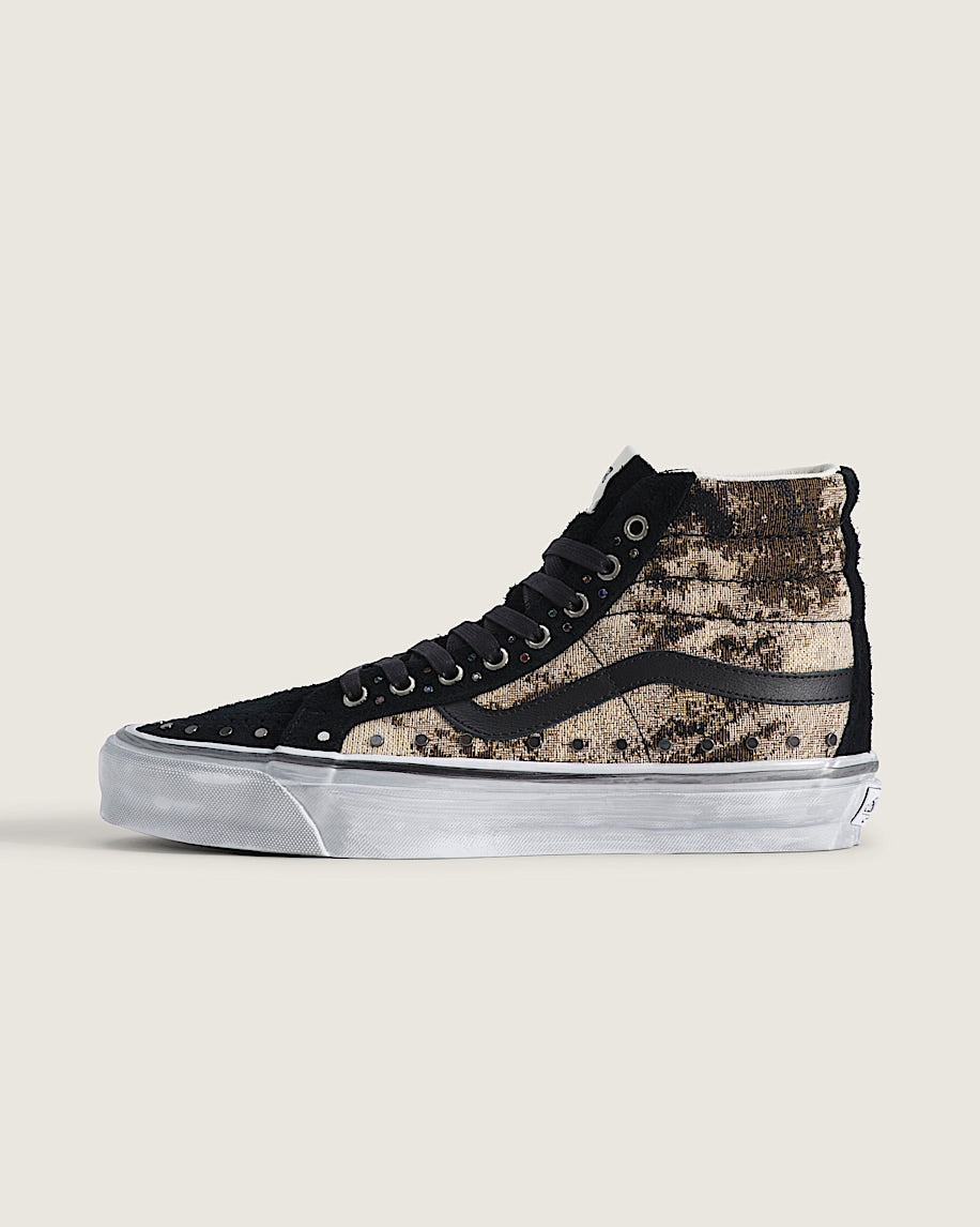 LX SK8-Hi Reissue 38 Floral Rivets in Black