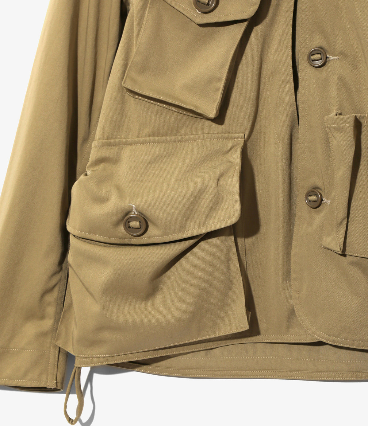 Tenkara Jacket Nylon Twill in Khaki