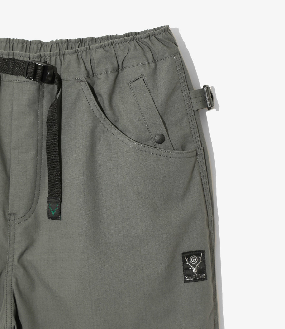 Belted Utility Pant C/MO Ripstop in Grey