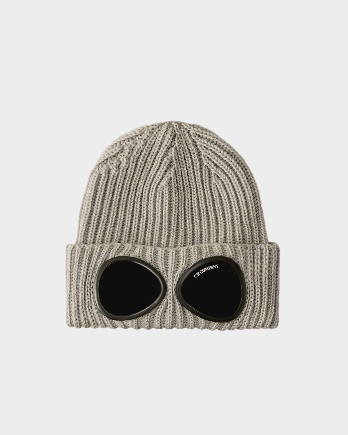 Extra Fine Merino Wool Goggle Beanie in Moon Melange