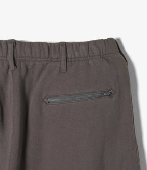 Knit Leisure Pant in Graphite 12oz Cotton Fleece