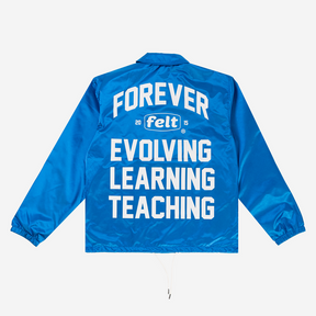 Strike Out Coaches Jacket in Blue