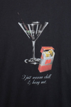Double Happiness S/S Tee in Black