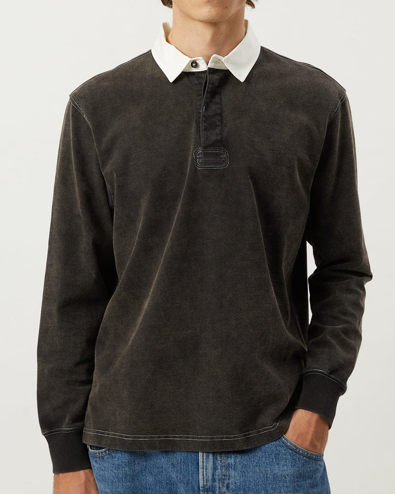Rugby Long Sleeve in Black