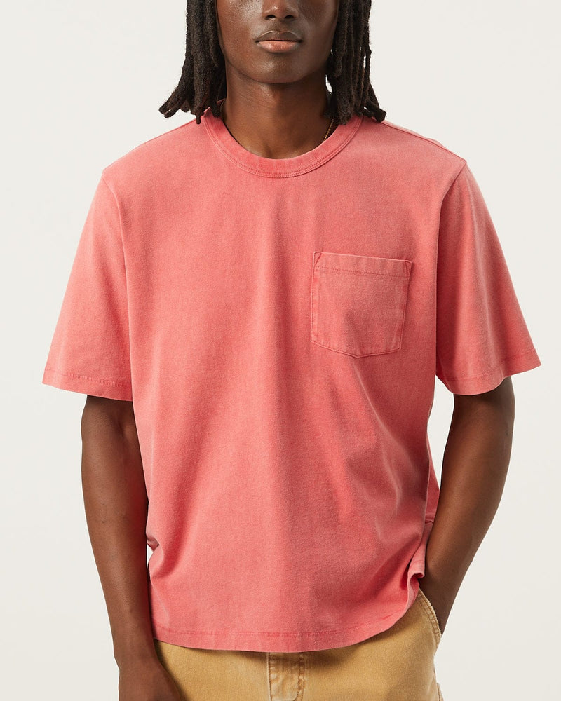 Garment Dye Tee in Red