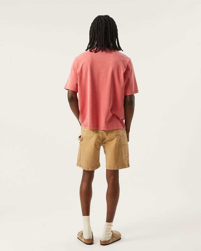Garment Dye Tee in Red