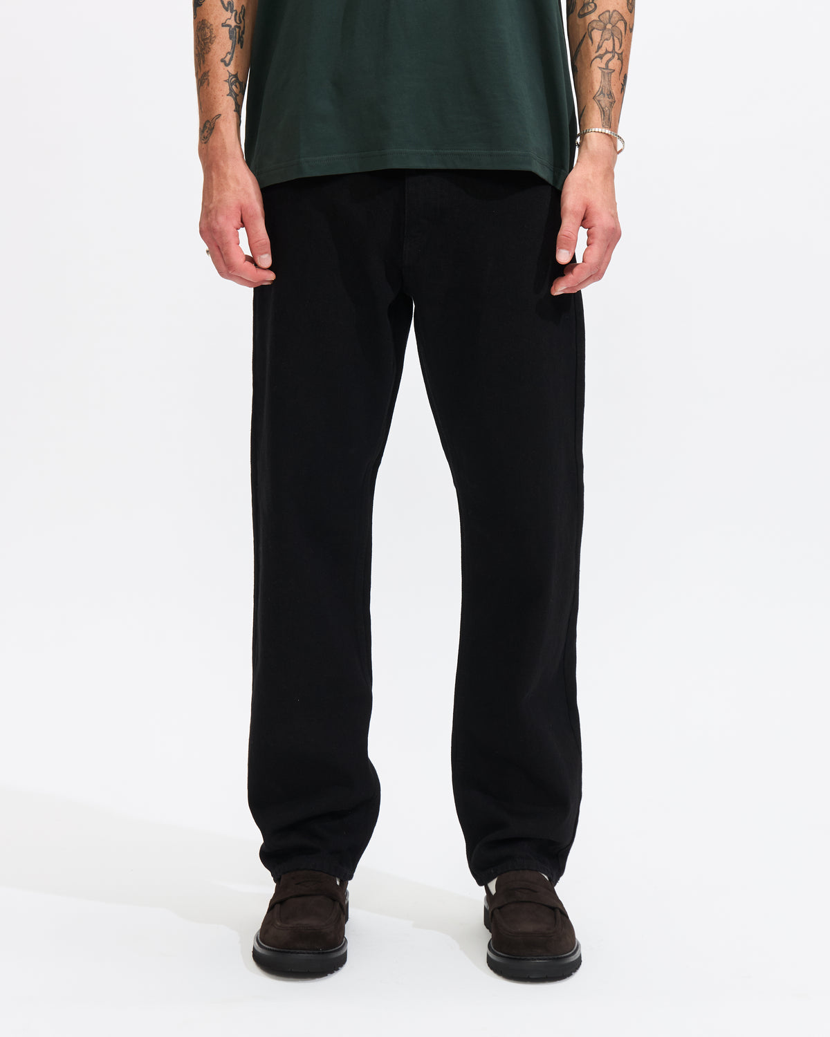 Saturdays NYC Denim Pant in Black Homme Essentials