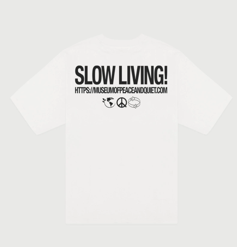 Slow Living T-Shirt in White