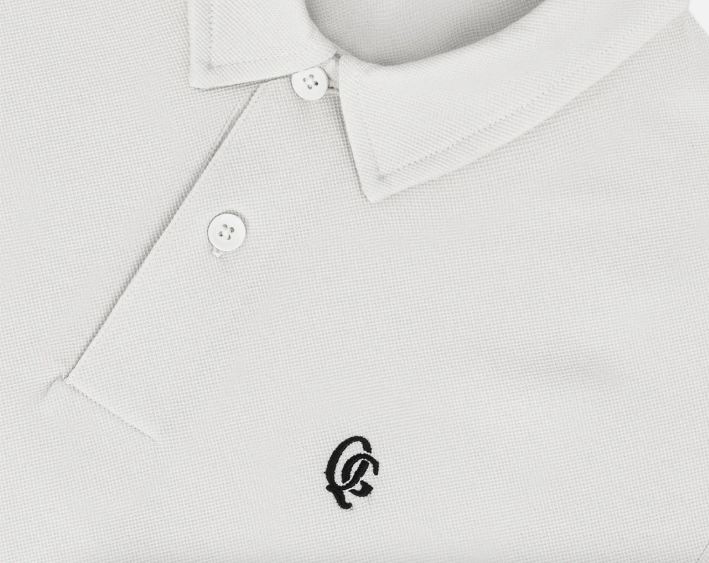 Monogram Polo in White