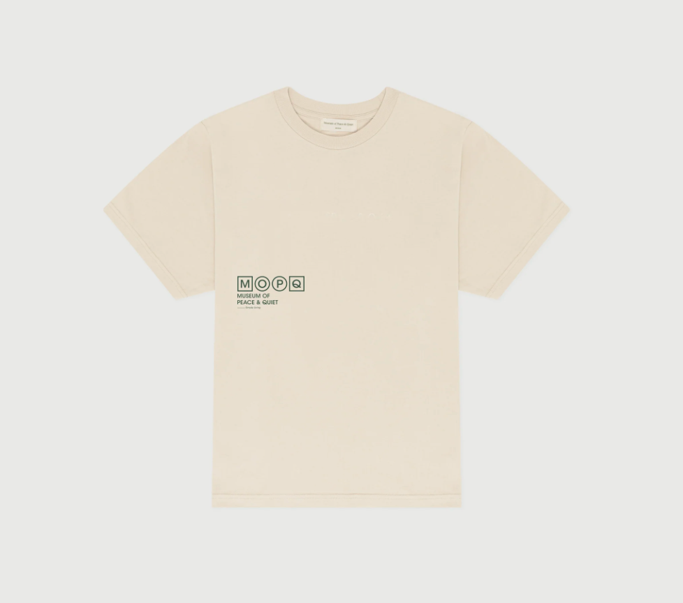 Simple Living T-Shirt in Bone