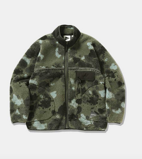 Gramicci andWander JQ Tape Fleece Jacket in Camo