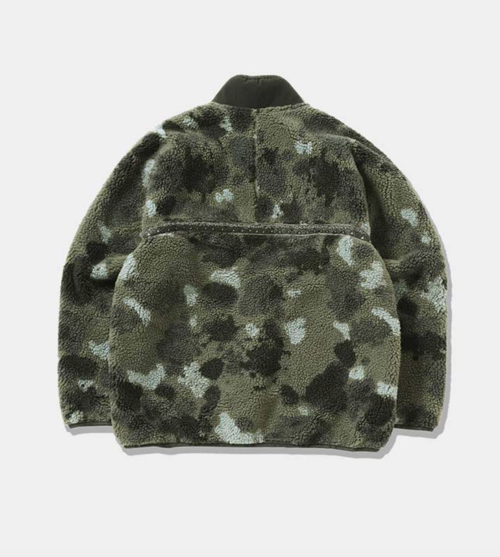 Gramicci andWander JQ Tape Fleece Jacket in Camo