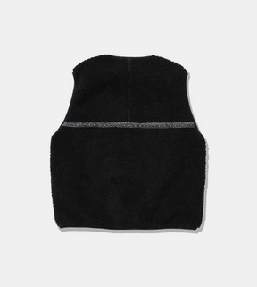 Gramicci andWander Women's JQ Tape Fleece Vest in Black