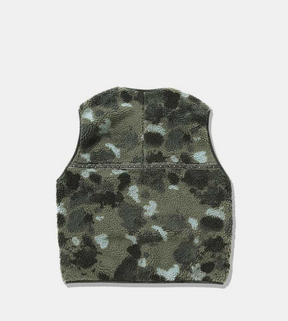 Gramicci andWander Women's JQ Tape Fleece Vest in Camo