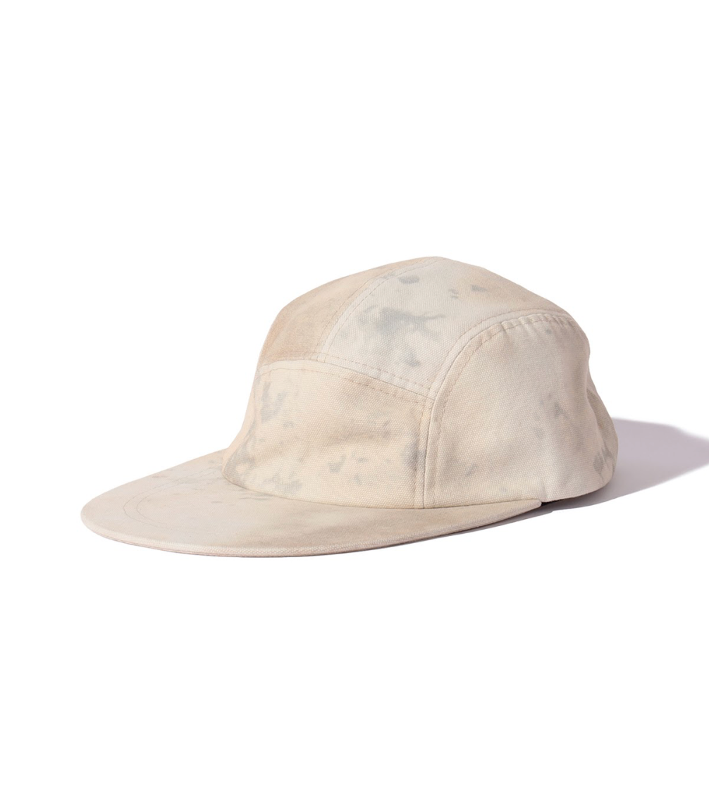 5 Panel Long Brim Hat in Cement