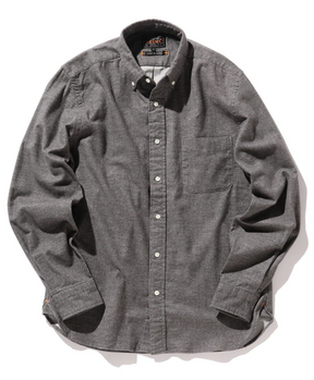 B.D. Flannel Solid in Grey