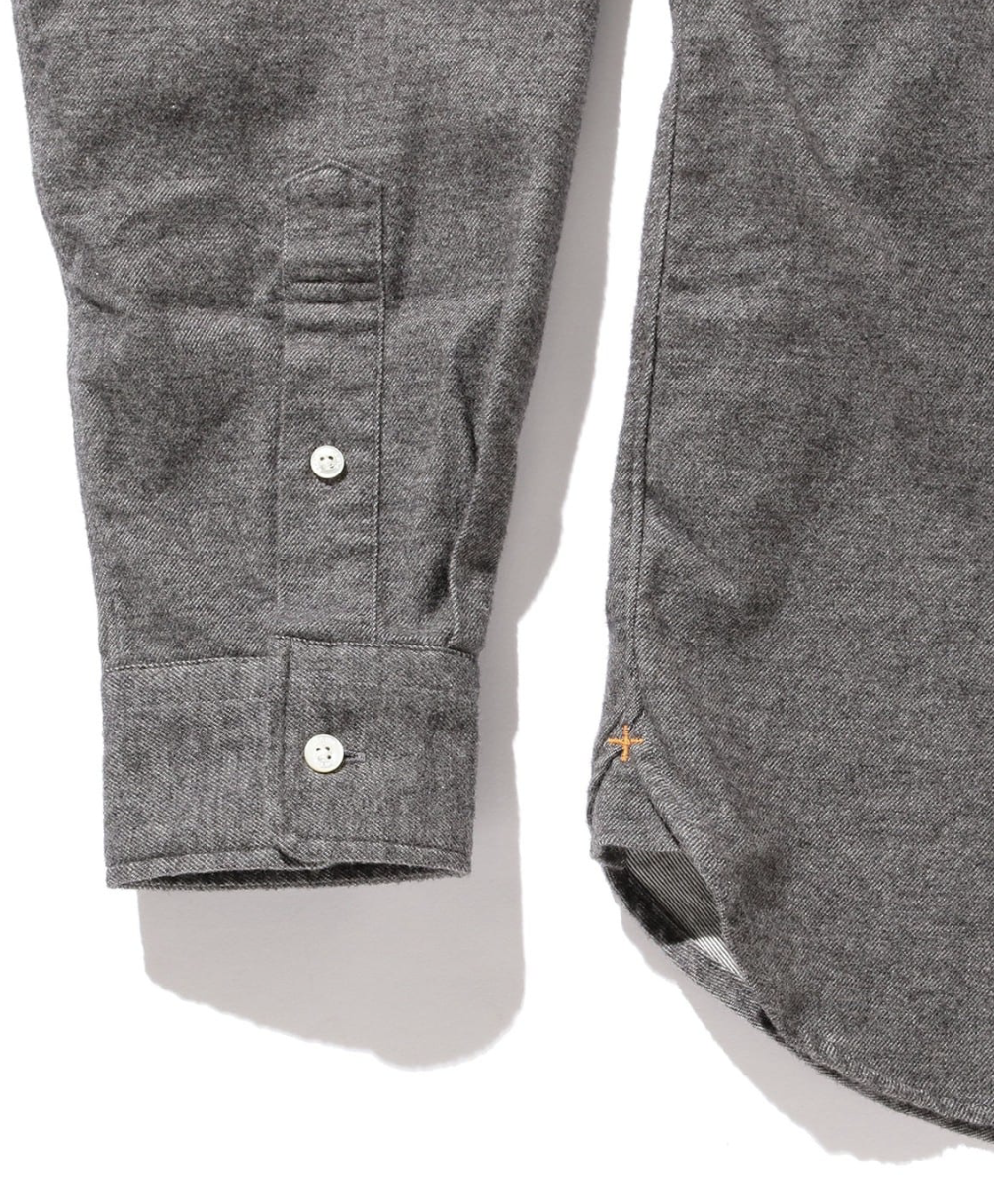 B.D. Flannel Solid in Grey