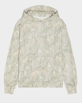 Wordmark Camo Distressed Hoodie