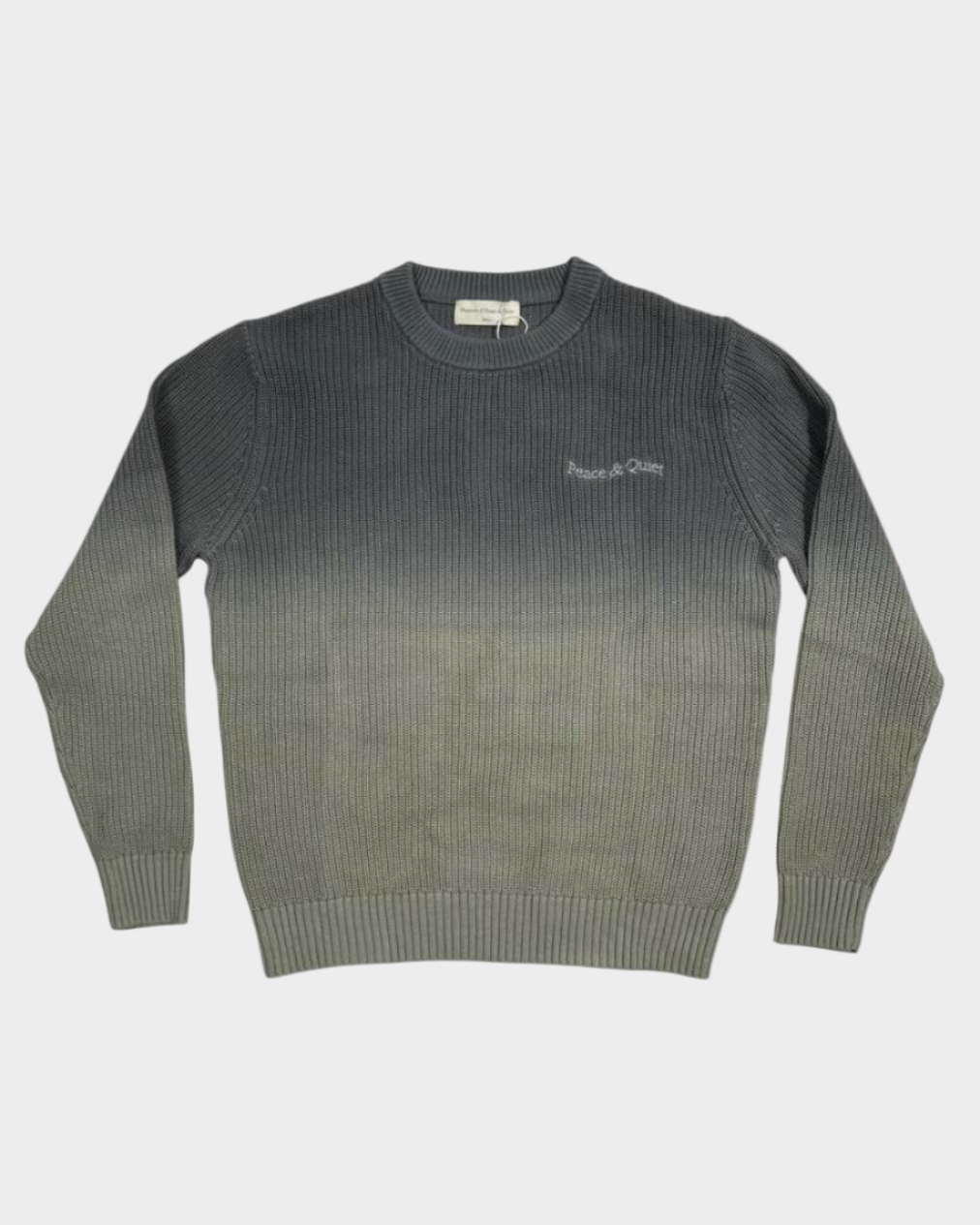 Wordmark Knit Sweater in Slate