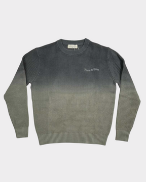 Wordmark Knit Sweater in Slate