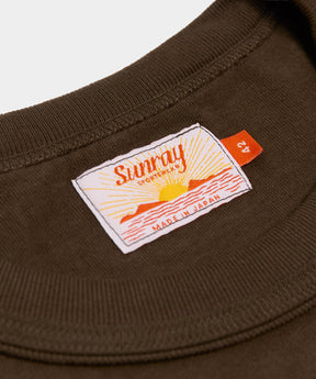 Makaha SS T-Shirt 300 GSM Japanese Jersey in Turkish Coffee