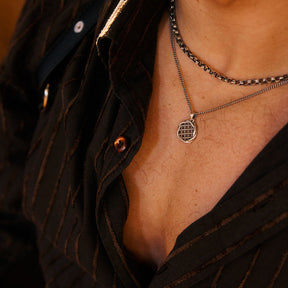 Silver Maille Chain Necklace
