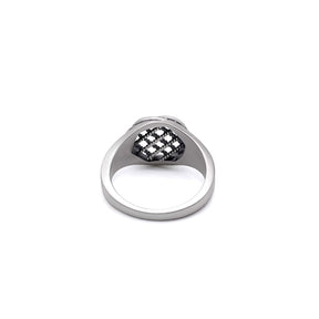 Silver Interlock Ring
