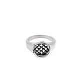Silver Interlock Ring