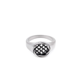 Silver Interlock Ring