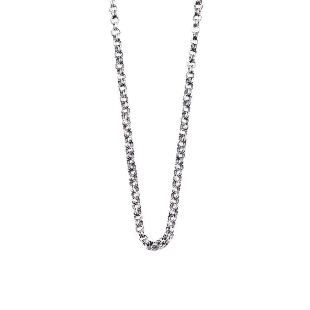 Silver Maille Chain Necklace