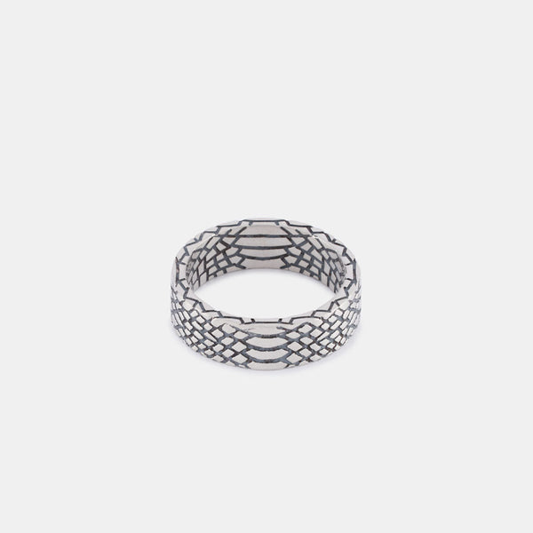 Serge DeNimes Silver Snake Ring : Homme Essentials