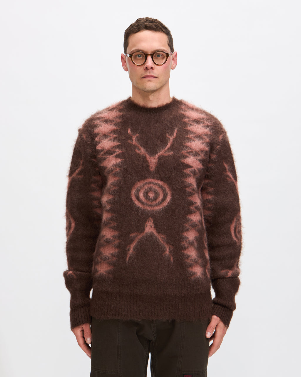 Loose Fit Sweater in Brown S2W8 Native