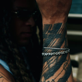 Silver 2.6mm Square Spiga Bracelet