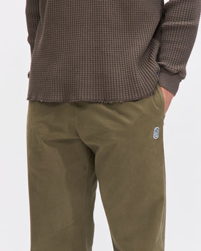 Standard Issue Slacker Pant in Burnt Olive Homme Essentials 