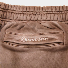 Mineral Wash Sweatpants in Mocha