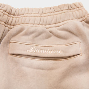 Mineral Wash Sweatpants in Cream