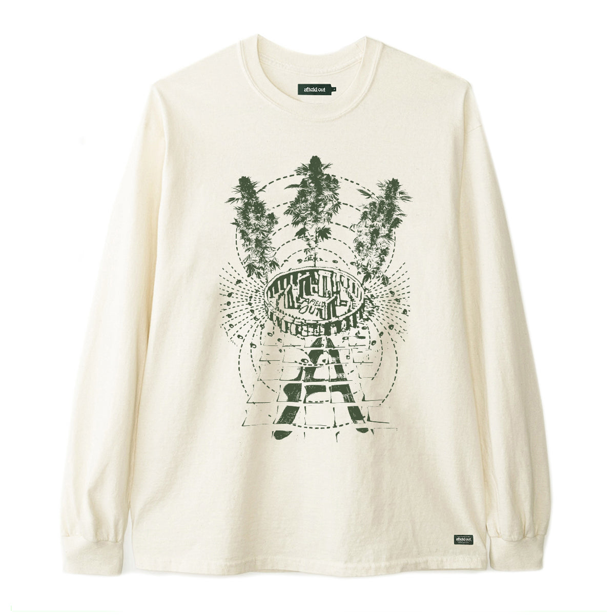 Stone L/S T-Shirt in Bone