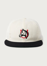 Team Hat in Bone/Black